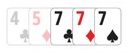 Poker winning combinations three of a kind