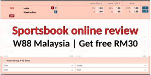 Sportsbook online review – W88 Malaysia 2022 | Get free RM30