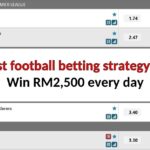 9 Best football betting strategy ever – Win RM2,500 everyday