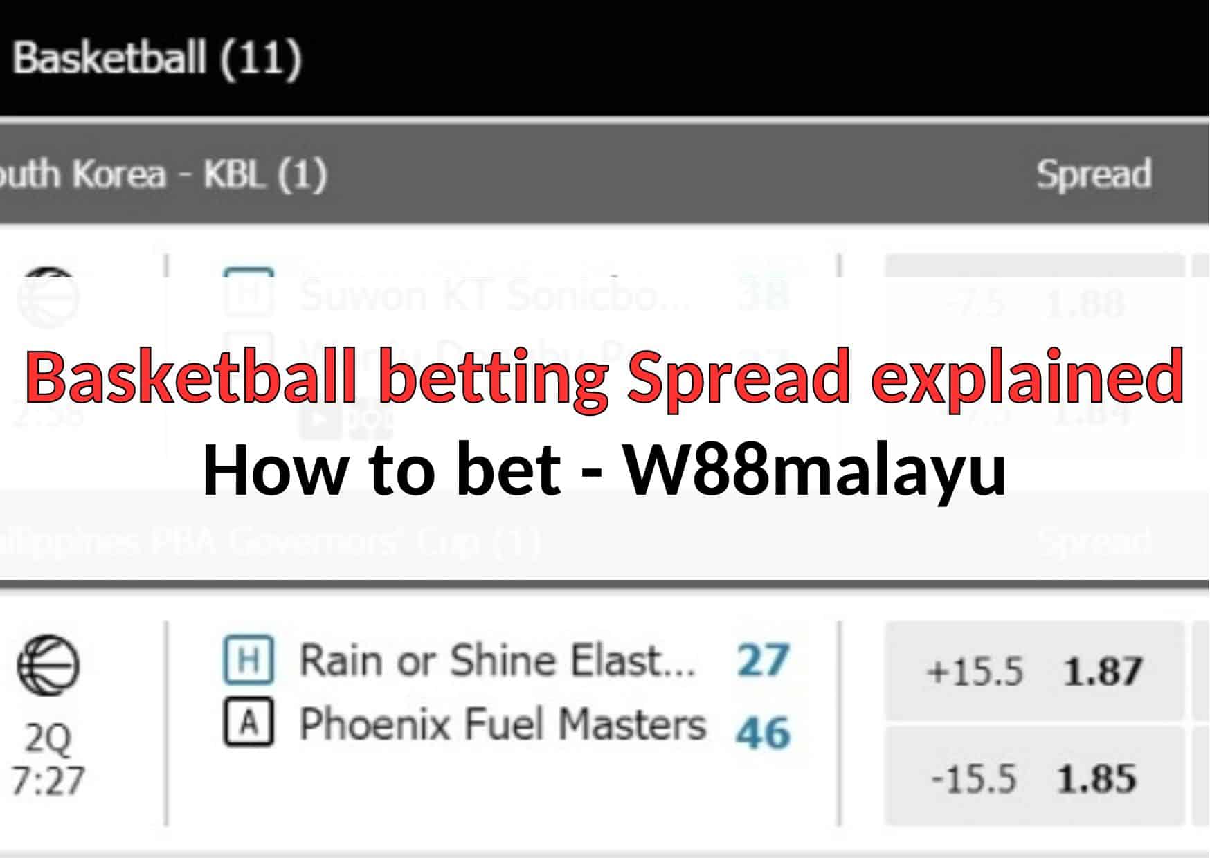 basketball betting spread explained